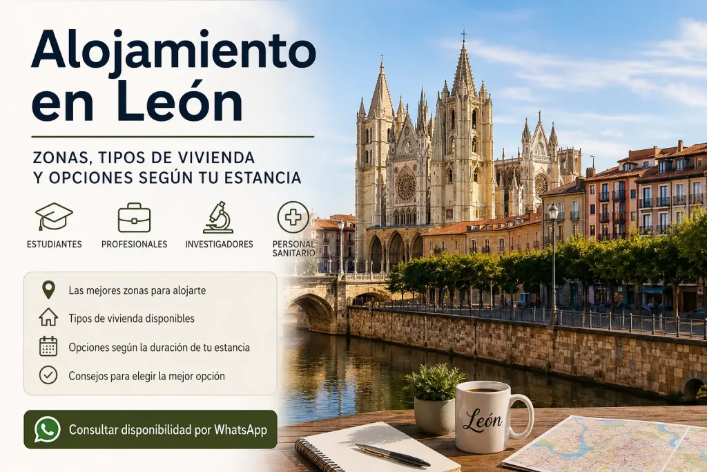 Alojamiento en León: zonas y opciones de vivienda