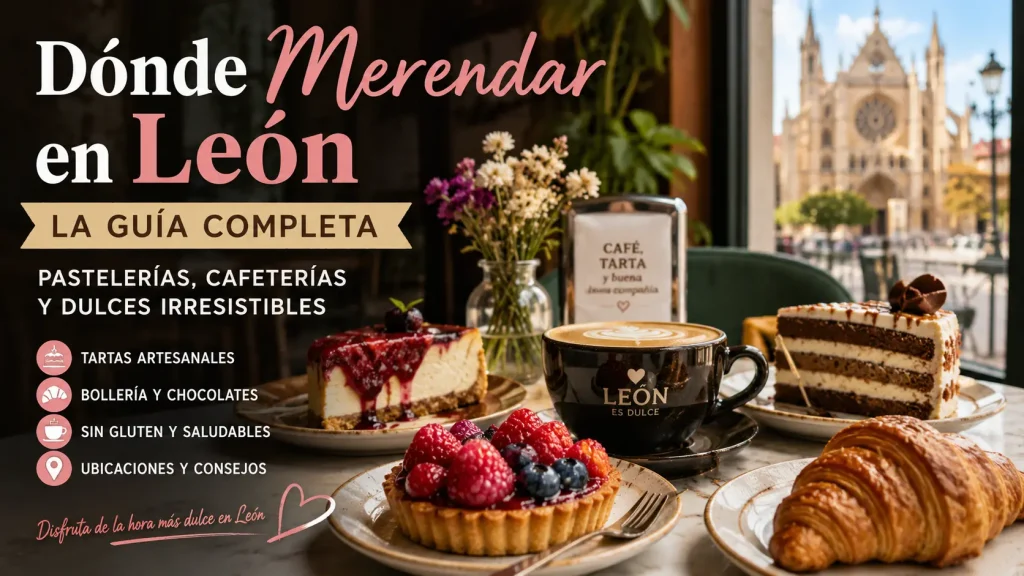 Dónde merendar en León con café, tartas y repostería